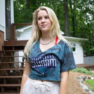 Greensboro swarm tie dyed tee shirt